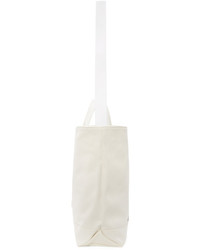 Off-White White Brushed Arrows Tote