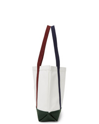 Noah NYC White Colorblocked Tote