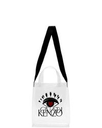 Kenzo White Limited Edition Heart Eye Tote