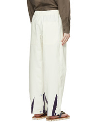 House Of The Very Islands White Painted Loft Lounge Pants
