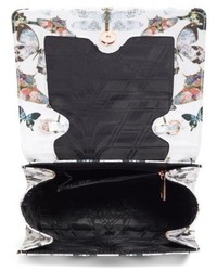 Ted Baker London Strisa Butterfly Print Clutch Ivory