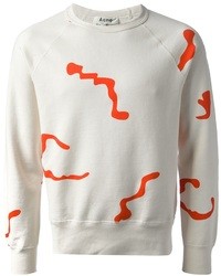 Acne College Camo Printed Sweatshirt