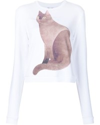Arthur Arbesser Signature Cat Print Sweatshirt