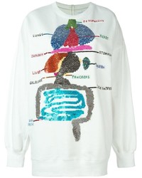 Ashish Sequin Embroidered Biology Sweatshirt