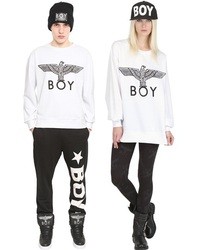 Boy London Boy Eagle Print Fleece Sweatshirt