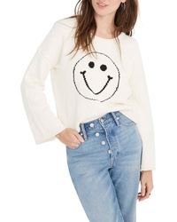 Madewell Brownstone Smiley Face Pullover