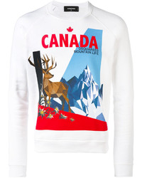 DSQUARED2 Canada Moose Print Sweatshirt