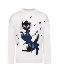Canali Cat Wool Crewneck Sweater