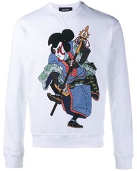 DSQUARED2 Samurai Print Sweatshirt