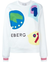 Iceberg Abstract Print Sweatshirt