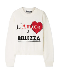 Dolce & Gabbana Intarsia Cashmere Sweater