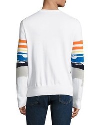 rag & bone Intarsia Regular Fit Cotton Sweater