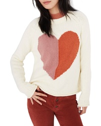Madewell Keaton Heart Pullover Sweater