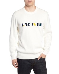 Lacoste Letter Embroidered Sweater