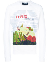 DSQUARED2 Mountain Life Print Sweatshirt