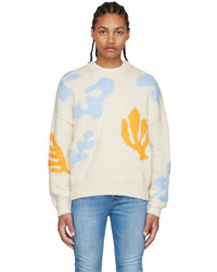 Frame Off White Cotton Sweater