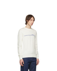 A.P.C. Off White Eponyme Sweater