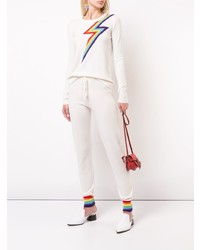 Madeleine Thompson Rainbow Pattern Sweater