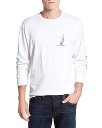 Vineyard Vines Sailing Long Sleeve Cotton Graphic T Shirt