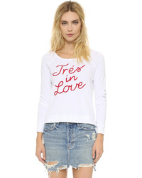 Sundry Tres In Love Sweatshirt