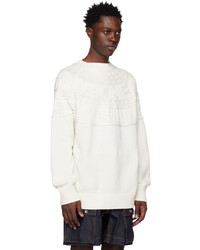 Sacai White Eric Haze Edition Sweater