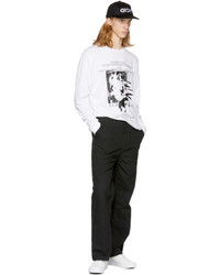 Perks And Mini White Long Sleeve Dark Impressions T Shirt