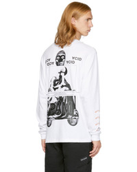Perks And Mini White Long Sleeve Straight Synth T Shirt