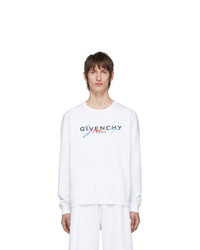 Givenchy White Paris Sweatshirt
