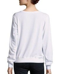 Wildfox Couture Roundneck Printed Pullover