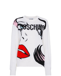 Moschino Wool Sweater With Face And Logo
