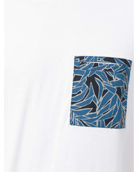Cerruti 1881 Tropical Print Chest Pocket T Shirt