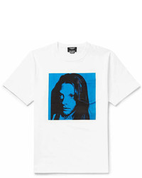 Calvin Klein 205w39nyc Printed Cotton Jersey T Shirt