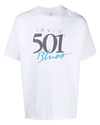 Levi's 501 Blues Print T Shirt
