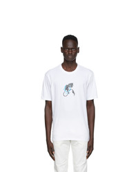 Moncler Genius 7 Moncler Fragt Hiroshi Fujiwara White Graphic T Shirt