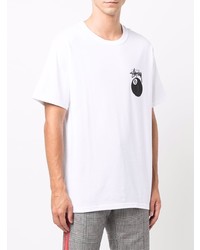 Stussy 8 Ball Logo Print T Shirt