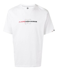 AAPE BY A BATHING APE Aape By A Bathing Ape Ape Universe Printed T Shirt