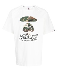 AAPE BY A BATHING APE Aape By A Bathing Ape Cotton Aape Unvs T Shirt