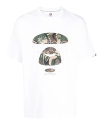 AAPE BY A BATHING APE Aape By A Bathing Ape Graphic Print Cotton T Shirt