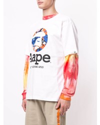 AAPE BY A BATHING APE Aape By A Bathing Ape Graphic Print T Shirt