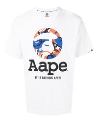 AAPE BY A BATHING APE Aape By A Bathing Ape Graphic Print T Shirt
