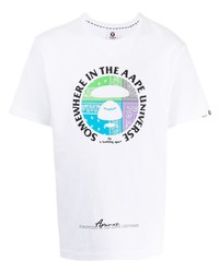 AAPE BY A BATHING APE Aape By A Bathing Ape Graphic Print T Shirt
