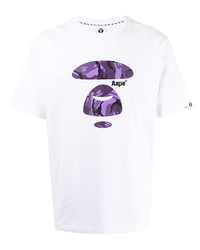 AAPE BY A BATHING APE Aape By A Bathing Ape Logo Graphic Print T Shirt