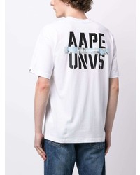 AAPE BY A BATHING APE Aape By A Bathing Ape Logo Print Cotton T Shirt