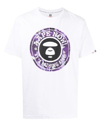 AAPE BY A BATHING APE Aape By A Bathing Ape Logo Print Cotton T Shirt