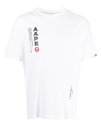 AAPE BY A BATHING APE Aape By A Bathing Ape Logo Print Cotton T Shirt