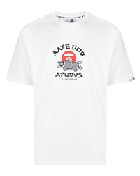AAPE BY A BATHING APE Aape By A Bathing Ape Logo Print Jersey Cotton T Shirt