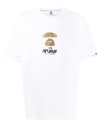 AAPE BY A BATHING APE Aape By A Bathing Ape Logo Print Short Sleeved T Shirt