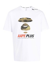 AAPE BY A BATHING APE Aape By A Bathing Ape Logo Print T Shirt