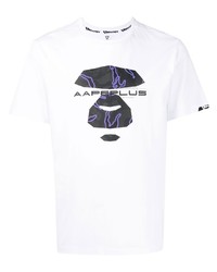 AAPE BY A BATHING APE Aape By A Bathing Ape Logo Print T Shirt