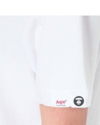 Aape Logo Print Cotton Jersey T Shirt